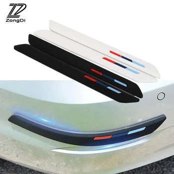 

ZD 2PCS Car Crashworthy Silicone Strips For Renault megane 2 3 duster captur Mini cooper Jeep wrangler renegade accessories