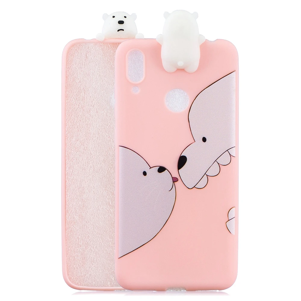 Etui Huawei Y5 Y6 Y7 Y9 Prime Cases 3D Kawaii Panda Unicorn Silicon Cover on for Funda Huawei Y5 Y6 Y7 Y9() Phone Case - Цвет: 2