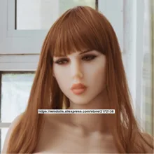 New Wmdoll Head #198 silicon doll head for 140-172 full body sex doll