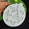 Butterfly Shape Fondant Cake Silicone Mold Biscuits Pastry Mould Ice cube Chocolate Candy Molds Cake Decoration Baking Tool K047 ► Photo 3/6