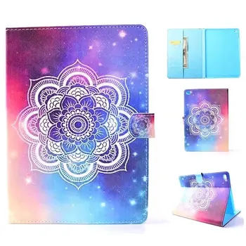 

Beautiful Flower Flip Leather PU Case For iPad 6 Case For Apple iPad Air 2 Smart Case Cover Sleep Wake Funda Tablet Shell Skin
