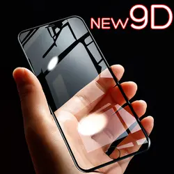 9D Полное покрытие экрана протектор стекло для iPhone 6 6s 7 8 Plus закаленное стекло на iPhone 6 6s 7 8 X защитная пленка, стекло