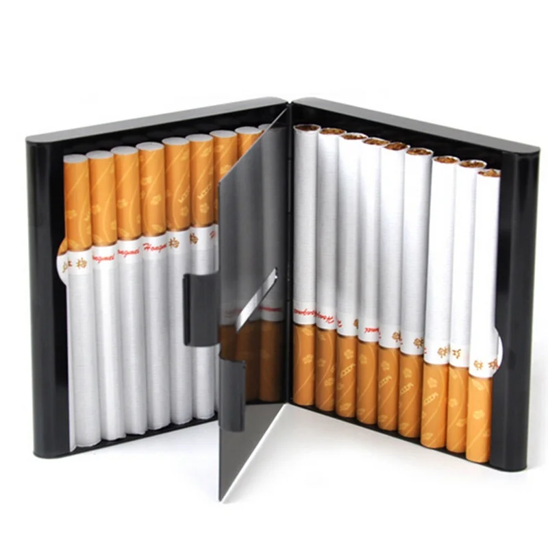 Aluminum-Cigarette-Case-Storage-for-20-Cigarettes-Holder-Double-Sided-Flip-Open-Pocket-Cigarette-Case-Storage