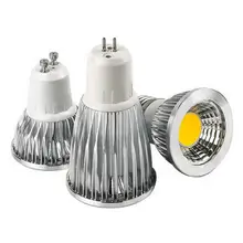 Светодиодный свет лампы с регулируемой яркостью, 9 Вт, 12 Вт, 15 Вт COB Светодиодный прожектор E27 GU10 E14 MR16 теплый белый/Белая стена Поддержка потолочный светодиодный лампы