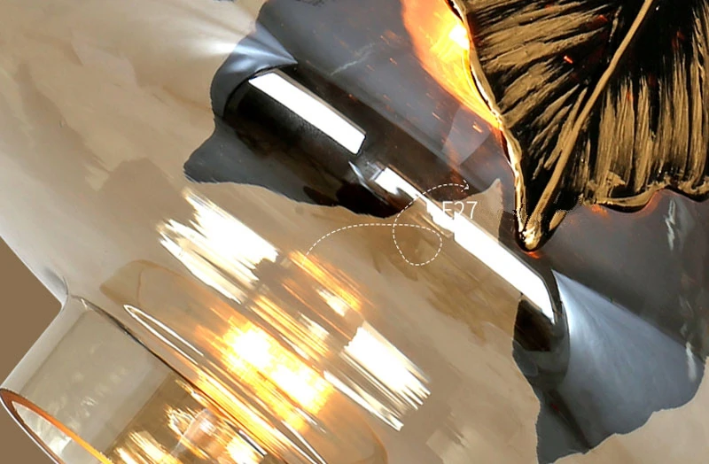 Современный скандинавский стеклянный подвесной светильник s Led Лофт промышленный подвесной светильник для гостиной спальни кухни домашний Декор Светильник E27