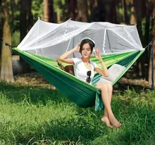 Hanger outdoor swing adult cradle mosquito net chair household dormitory net bed student double hammock free shipping Hanger outdoor swing adult cradle mosquito net chair household dormitory net bed student double hammock free shipping