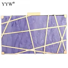 Клатч из цинкового сплава ПВХ, рождественские вечерние сумки для женщин, розовая сумка через плечо, женские вечерние клатчи на цепочке, сумочка фиолетового цвета