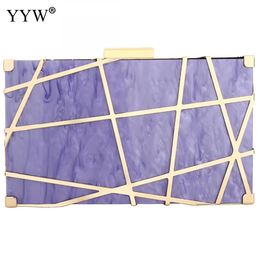

Zinc Alloy Pvc Clutch Bag Christmas Evening Bags For Women Pink Shoulder Bag Female Chain Party Wedding Clutches Purse Purple