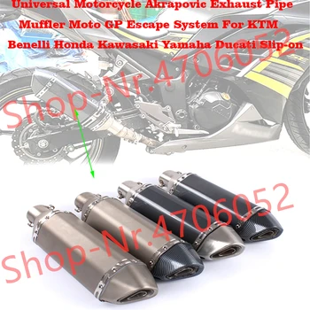 

Universal Motorcycle Akrapovic Exhaust Pipe Muffler Moto GP Escape System For KTM Benelli Honda Kawasaki Yamaha DucatiSlip-on