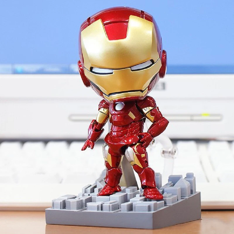 Marvel Iron Man Invincible Kawaii Flying Camiseta sin Mangas
