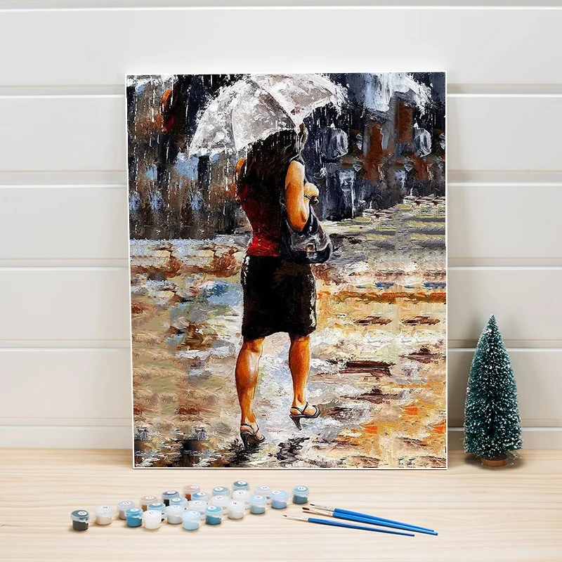 

Painting By Number 40x50CM Woman One Piece DIY Acrylic Paint On Canvas Wall Pictures For Bedroom Decor Hand-painted Coloring Art