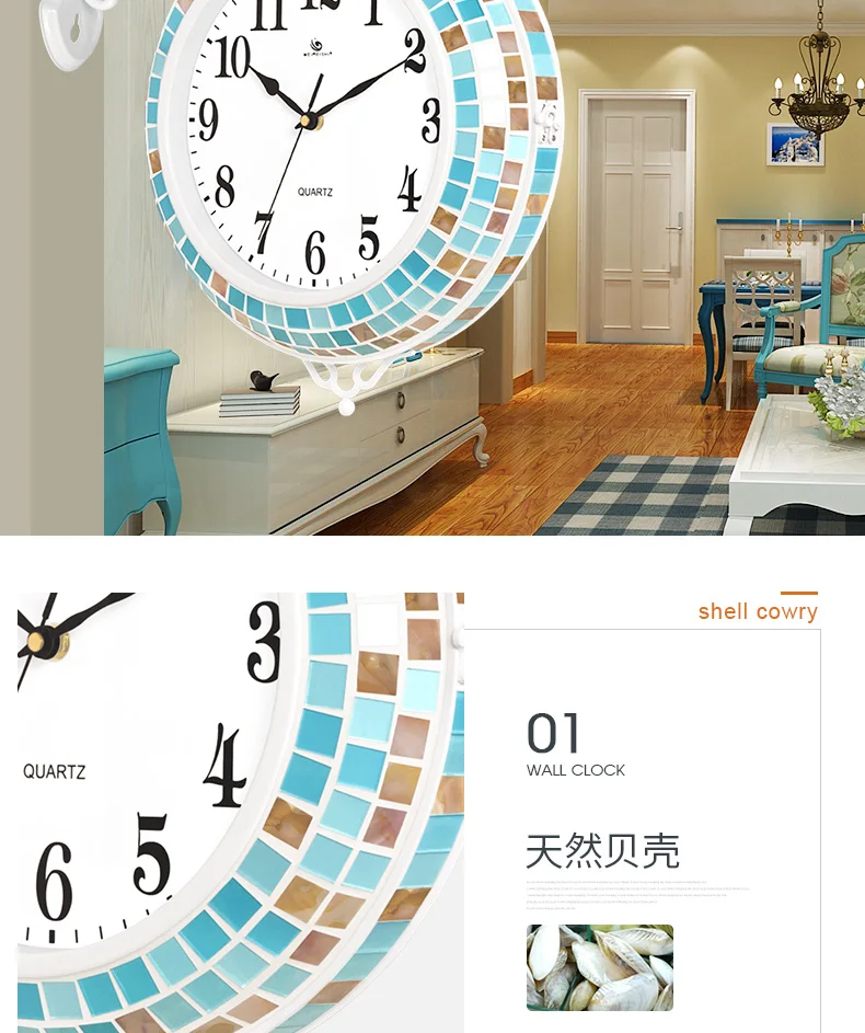 Двухсторонний настенные часы гостиная дома современный минималистский Европейский творческая личность мода американский кварцевые часы