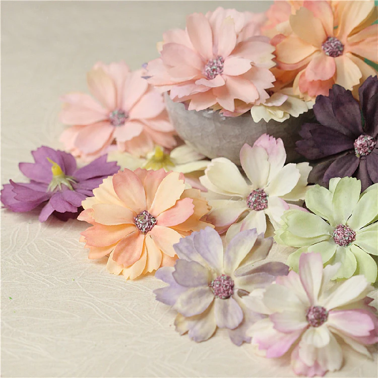 

30Pcs 4.5*4.5cm Wholesale simulation star language flower fake flower decoration wedding party decoration fake flower A1552