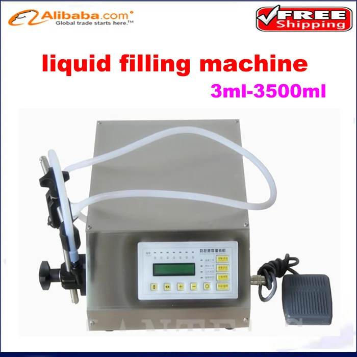 Freeshipping! Electrical small water liquid filling machine price water