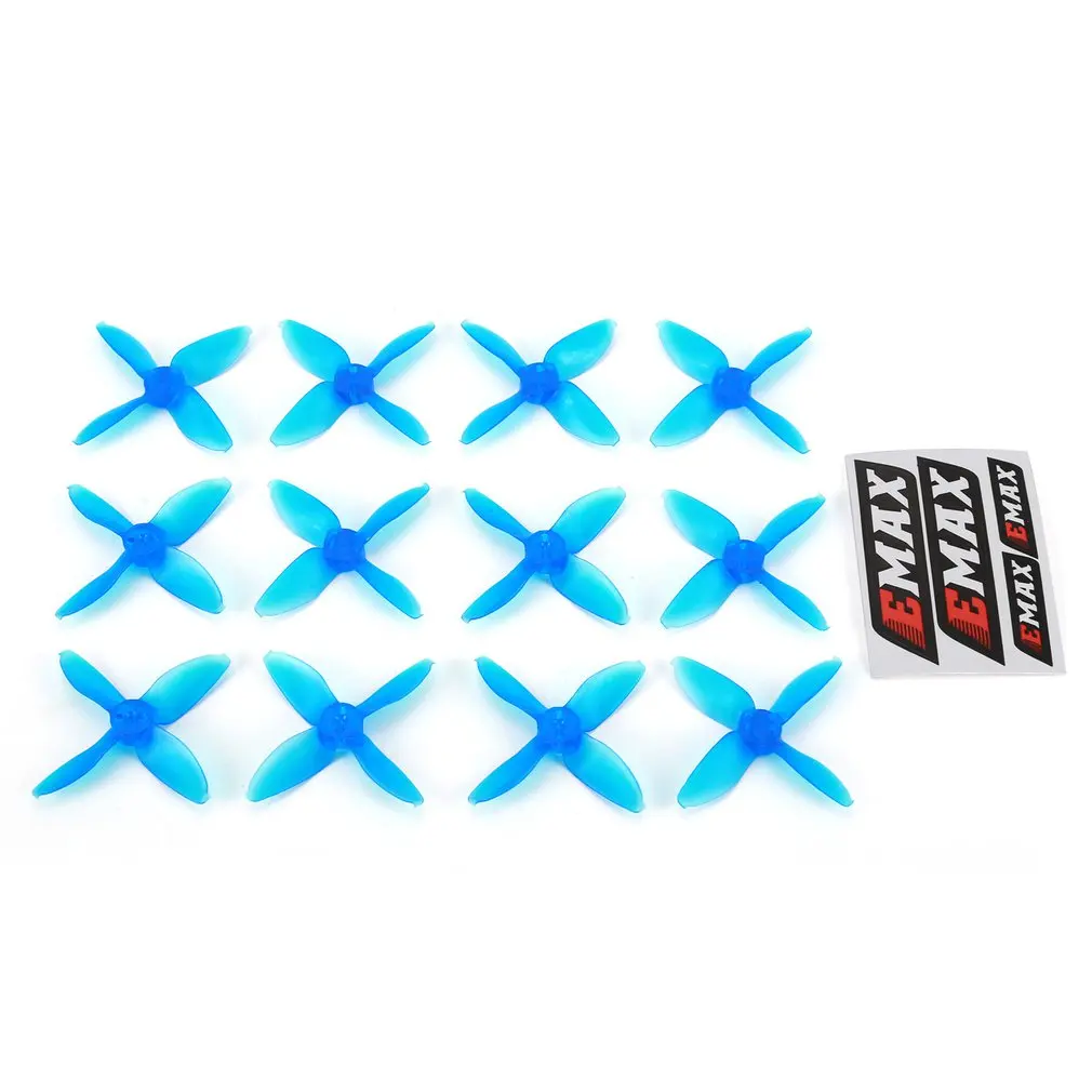 6 Pairs EMAX Avan Micro Propeller Blades Racing Drone Quadcopter Part 2 inch CW CCW Aircraft UAV Spare Accessories - Color: Orange