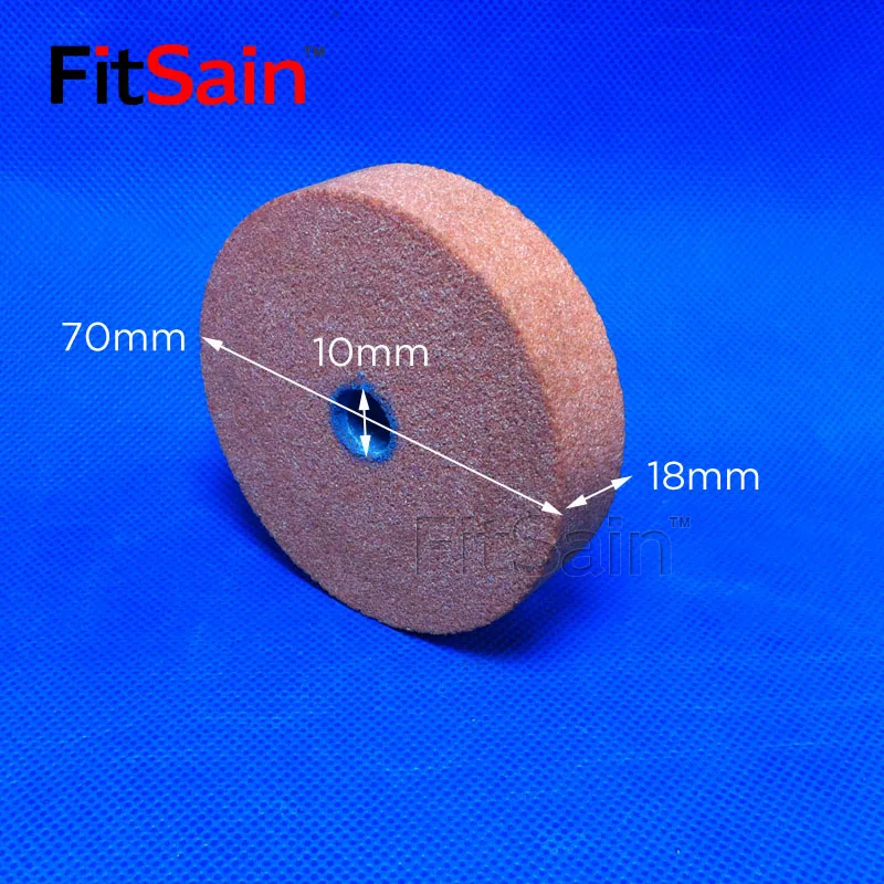 

FitSain-Red Grinding Wheel White Corundum Mill Grinder Grinding Wheel Rod 70*18*10mm