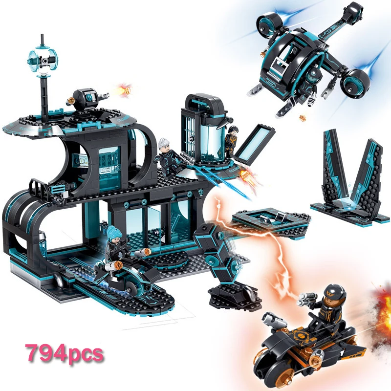 

4 Style Future Police City War X-Agents Armor Chariot Car Model Mech Robot Building Blocks educational Toys for children