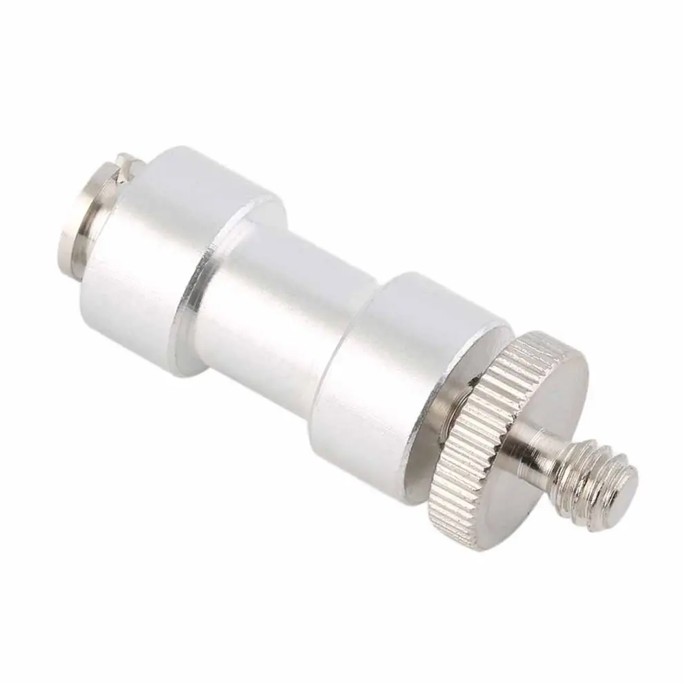 2pcs 1/4 to 3/8 Thread Screw Mount Camera Tripod Light Stand Converter