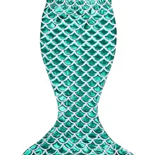 Новинка года; милое бикини в форме хвоста русалки для маленьких девочек; Летний Пляжный Купальник; купальный костюм