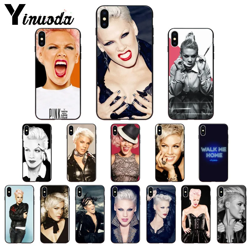 Yinuoda P!NK Alecia Beth Moore TPU мягкие Аксессуары для телефонов Чехол iPhone 8 7 6 6S Plus X XS MAX 5 5S SE XR