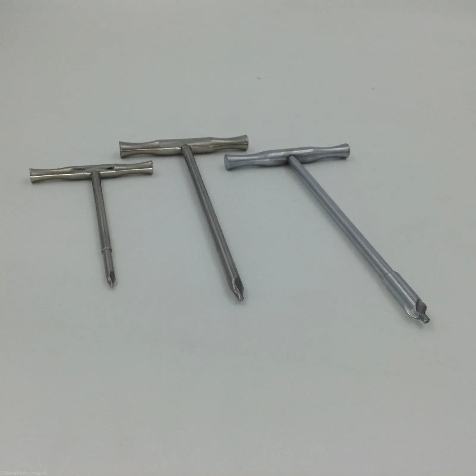 

3pcs/set Reamer with T-handle 4mm 6mm 8mm tip orthopedics Veterinary instrument