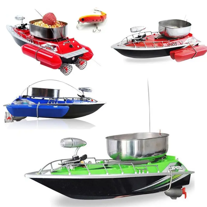 

relefree Newest Remote Control 5200MAH Bait Fishing Boat Remote Fish Finder Boat Wireless Fishing Lure Boat lure boat/ Anti Wind