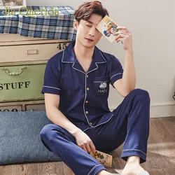 J & Amp; Q Pijama Masculino 2019 Pijamas de Moda de Primavera Hombres Pijamas Sólidos 100% Algodón Hombres Ropa de Noche Ropa de Ocio Ropa de Casa J & Amp; Q Pijama Masculino 2019 Pijamas de Moda de Primavera Hombres Pijamas Sólidos 100% Algodón Hombres Ropa de Noche Ropa de Ocio Ropa de Casa