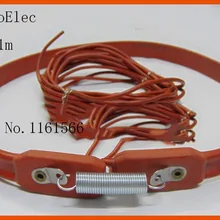 26 мм x 1 м 80 Вт 220 В Высокое качество Электрический нагревательный силиконовый трубопровод тепловой сети калька пояс Силиконовая Резиновая Труба нагреватель водонепроницаемый