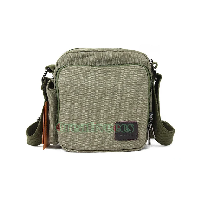 Новая мужская модная парусиновая сумка через плечо, повседневный портфель, деловая Многоцелевая сумка, сумка - Цвет: Army Green