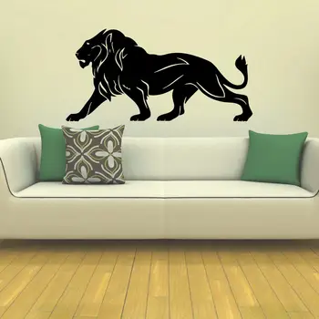 

WALL DECAL VINYL STICKER PREDATOR ANIMAL LION WILD DECOR