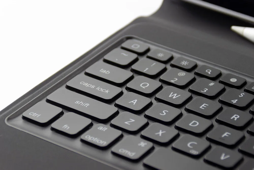 Беспроводной Bluetooth клавиатура кожаный чехол для iPad Pro 12,9 дюйма с красочным Светодиодный подсветкой
