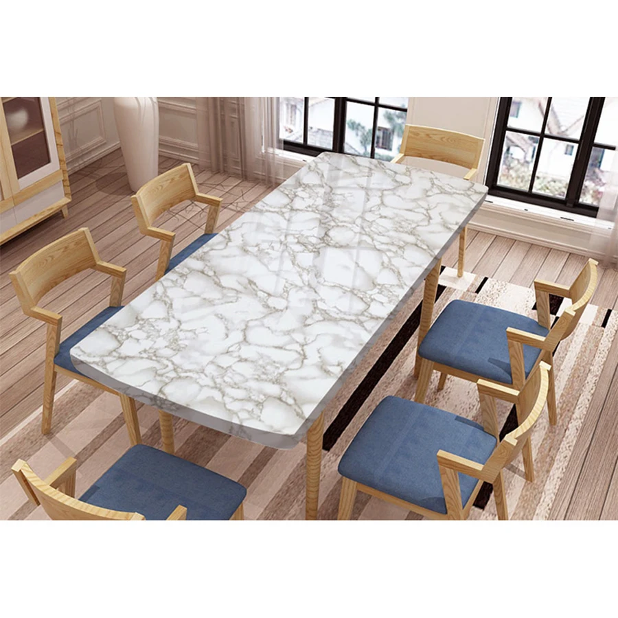 Pvc ビニール大理石連絡紙カウンター自己接着壁紙キッチン Backsplash Pvc ビニール大理石連絡紙カウンター自己接着壁紙キッチン Backsplash