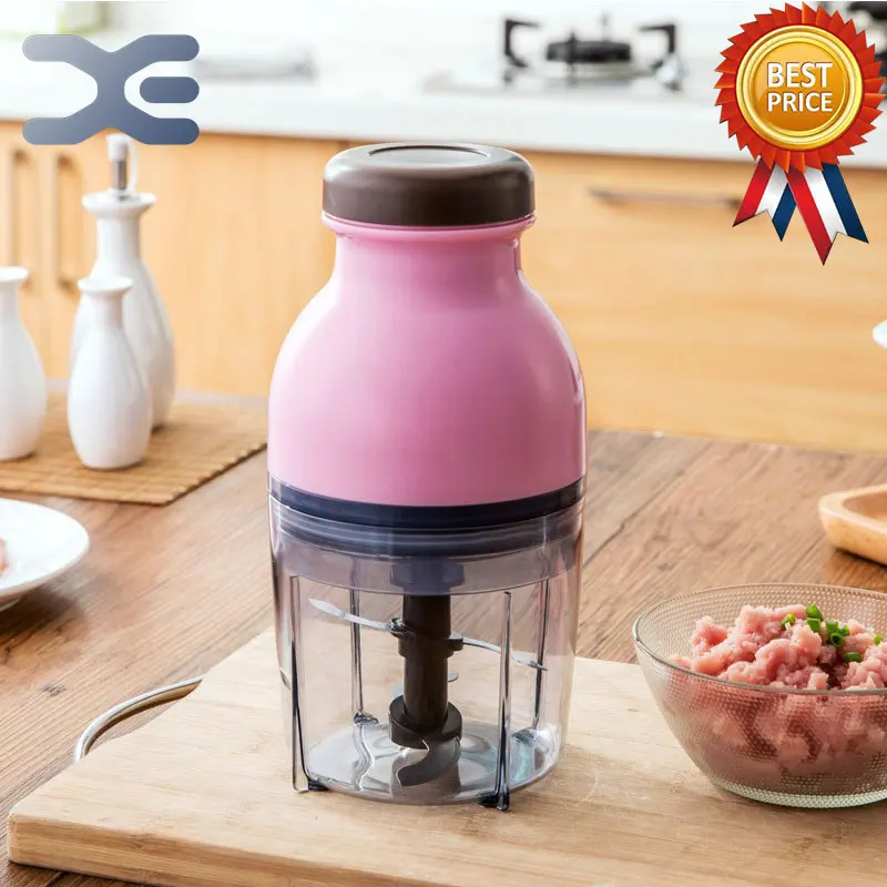 

600ML Small Electric Meat Grinder Meat Food Cooking Machine Ice Machine Juicer Shredder Tritacarne