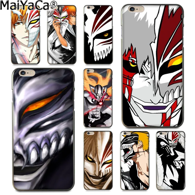 MaiYaCa bleach ichigo hollow Mask Luxury TPU Rubber Phone Case cover