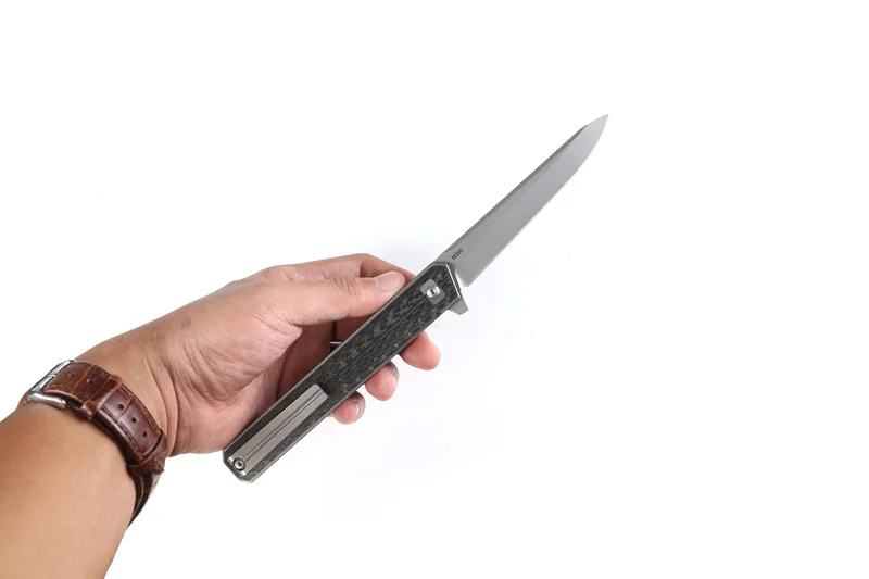 DICORIA QM Qwaiken, складной нож С флиппером, титановая ручка M390, лезвие, шарикоподшипник, для кемпинга, на открытом воздухе, снаряжение для выживания, инструменты для повседневного использования