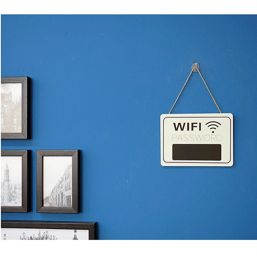Деревянный знак Wi Fi с паролем подвесная табличка меловая доска WiFi для украшения