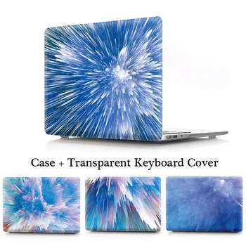 

2019 Newest colorful laptop case for macbook air 13 a1932 case funda laptop sleeve cover for macbook pro13.3 15.4+Keyboard Cover