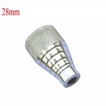 28 мм Татуировка рукоятка из нержавеющей стали с задней стволовой насадки для тату Поставка 307-12