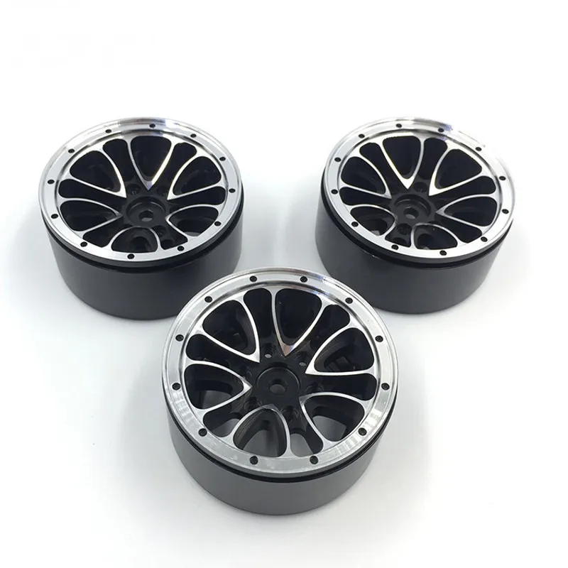 4 шт. металлический обод колеса 1 9 дюйма BEADLOCK RC Гусеничный для 1/10 Axial SCX10 90046 TAMIYA CC01