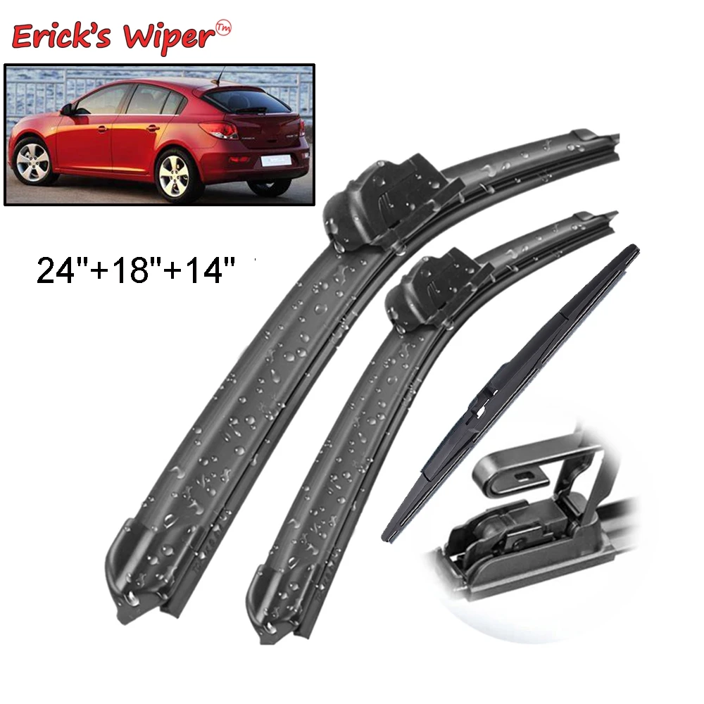 Erick's Wiper Front & Rear Wiper Blades Set For Chevrolet Cruze