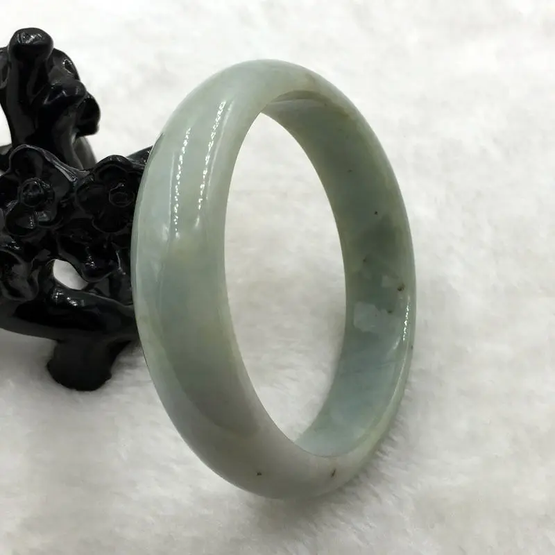 

0029 Natural Lavender Green Jadeite Jade Bangle Bracelet