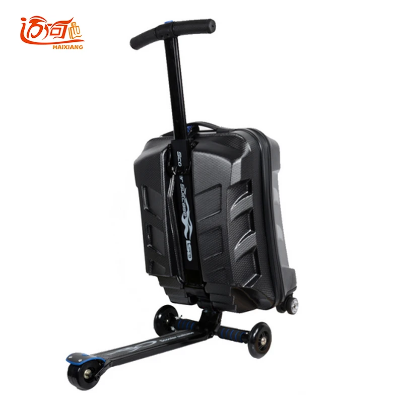 Maletas moto skate PP estuche de viaje trolley trolley maleta de equipaje  de cabina para el cabrito 20 pulgadas equipaje oro koffer doosje|cabin  luggage|luggage for kidscooter suitcase - AliExpress