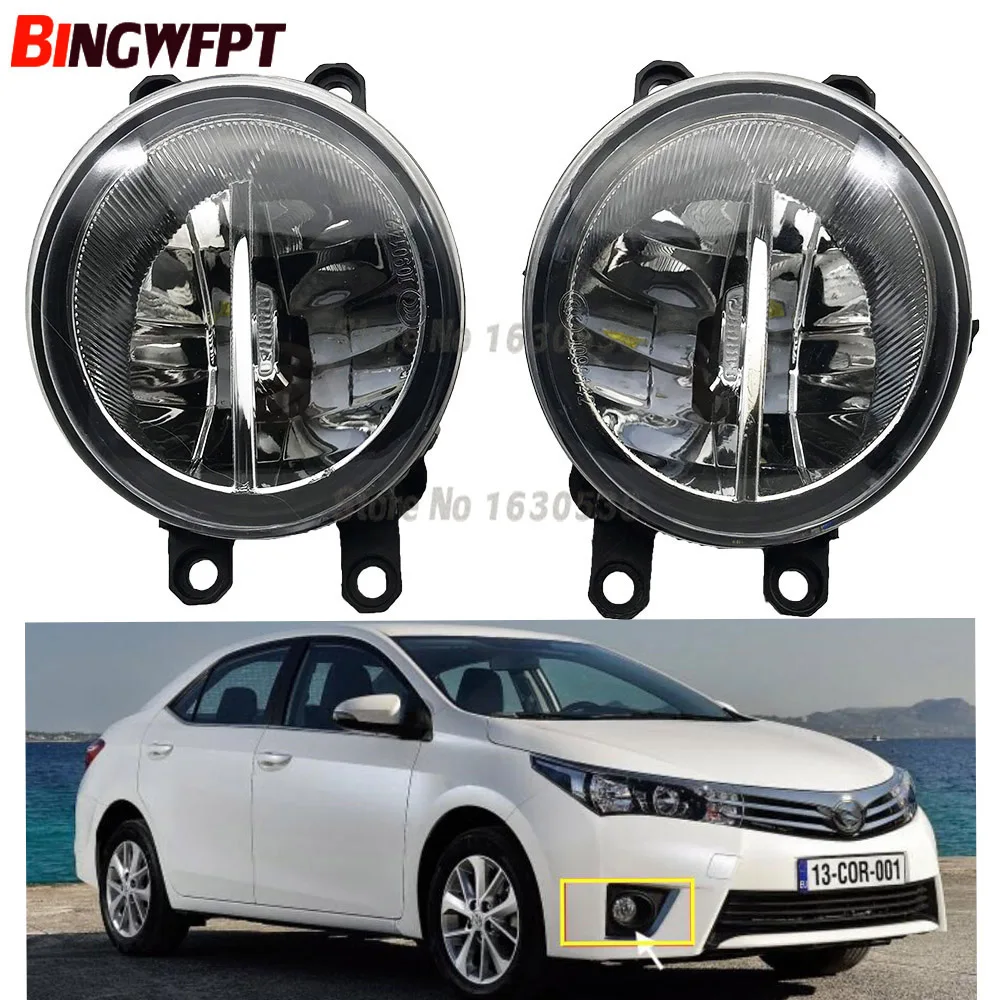 Передние светодиодные противотуманные фары для Toyota Corolla 2014 2015 2016 H11 H8 12 В|Фара авто