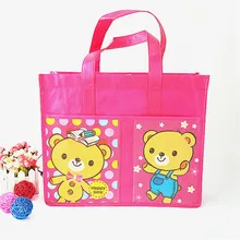 Женская Нетканая сумка на заказ, сумка для покупок с отягчающим эффектом, усиленная Сумка-тоут, мультяшная Нетканая сумка, креативный узор