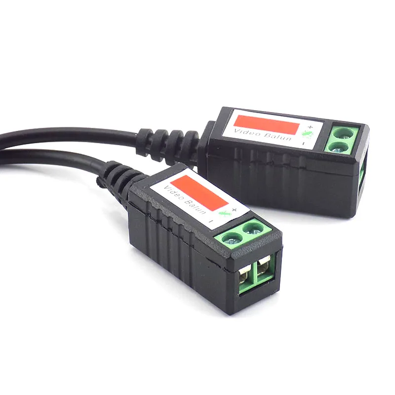 10pairs (20piece) 3000FT Distance UTP Video Balun Twisted CCTV Balun Passive Transceivers BNC Cable Cat5 CCTV Adapter 10pairs (20piece) 3000FT Distance UTP Video Balun Twisted CCTV Balun Passive Transceivers BNC Cable Cat5 CCTV Adapter