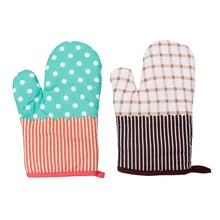 Кухонная термостойкая хлопковая перчатка держатель для выпечки и bbq кулинарные рукавицы HG4190