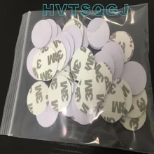 100 шт./лот 125 кГц T5577 клейкую ленту 3м RFID Монета(25 мм