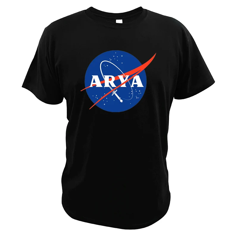 

Arya T shirt Stark Family Assassin Gift For Fans American Hot TV Character Game Of Thrones 100% Cotton EU Size T-shirt