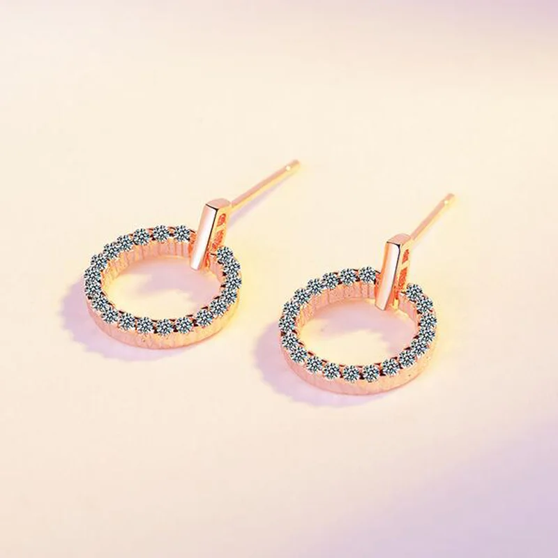 cubic zirconia stud earrings  (5)