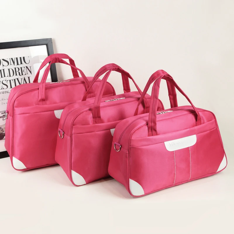 Новая Женская дорожная сумка большой емкости, водонепроницаемая нейлоновая дорожная сумка для багажа, сумка на плечо, женские сумки для выходных, многофункциональная сумка для путешествий